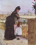 Berthe Morisot On the Balcony Sweden oil painting artist